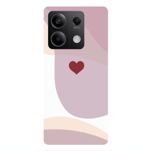 Xiaomi Redmi Note 13Pro 5G Wavy Heart Transparent Silicone TPU Θήκη