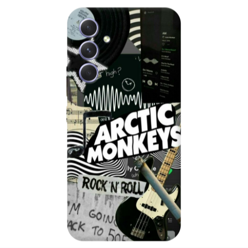 Samsung A56 Arctic Monkeys Transparent Silicone TPU Θήκη