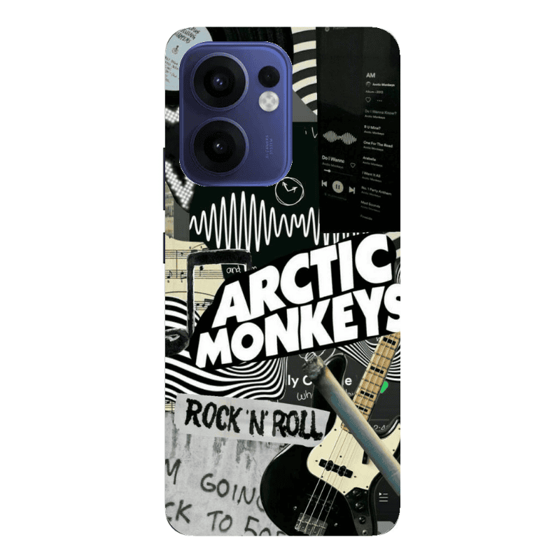 Oppo Reno 13 F Arctic Monkeys Transparent Silicone TPU Θήκη