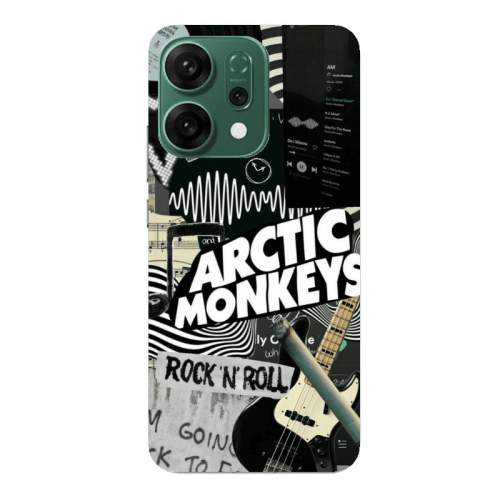 Oppo RENO 14 Arctic Monkeys Transparent Silicone TPU Θήκη