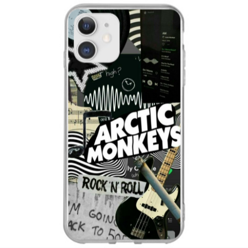 Apple iPhone 12 Arctic Monkeys Transparent Silicone TPU Θήκη