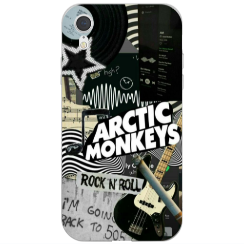 Apple iPhone Xr Arctic Monkeys Transparent Silicone TPU Θήκη