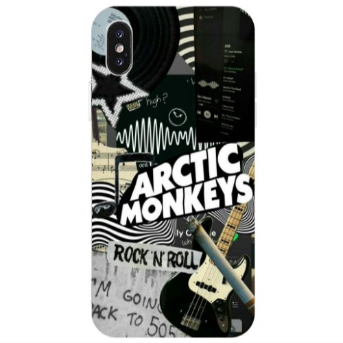 Apple iPhone Xs Max Arctic Monkeys Transparent Silicone TPU Θήκη