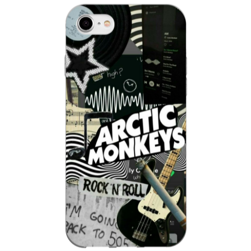 Apple iPhone 7 Arctic Monkeys Transparent Silicone TPU Θήκη