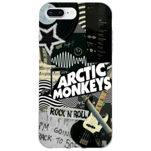 Apple iPhone 7 Plus Arctic Monkeys Transparent Silicone TPU Θήκη