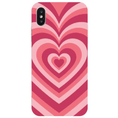 Apple iPhone X Hypnotizing 2 Transparent Silicone TPU Θήκη