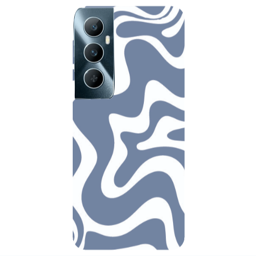 Realme C65 Wavy Transparent Silicone TPU Θήκη