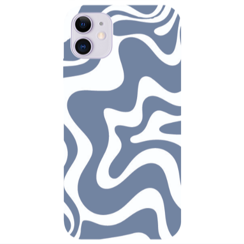 Apple iPhone 11  Wavy Transparent Silicone TPU Θήκη