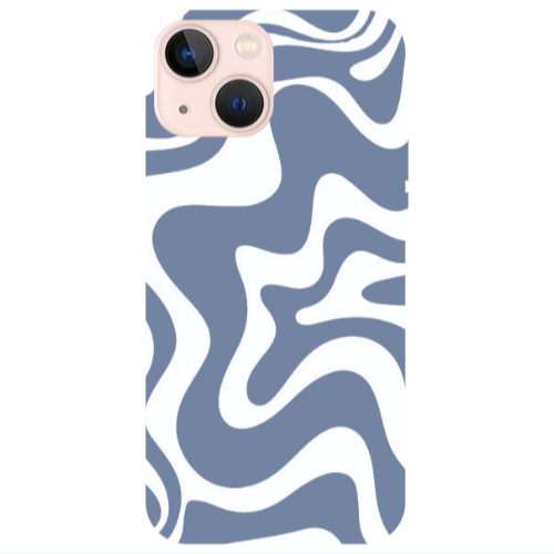 Apple iPhone 13 Wavy Transparent Silicone TPU Θήκη