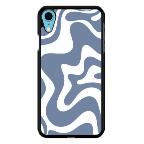 Apple iPhone Xr Wavy Black Glossy Θήκη