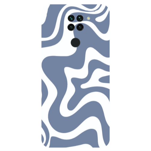 Xiaomi Redmi Note 9 Wavy Transparent Silicone TPU Θήκη
