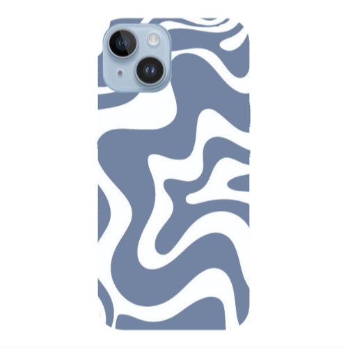 Apple iPhone 14  Wavy Transparent Silicone TPU Θήκη