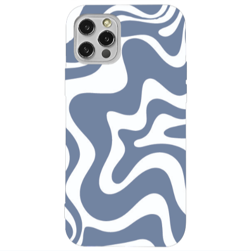 Apple iPhone 12 Pro Wavy Transparent Silicone TPU Θήκη