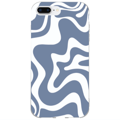 Apple iPhone 7 Plus Wavy Transparent Silicone TPU Θήκη