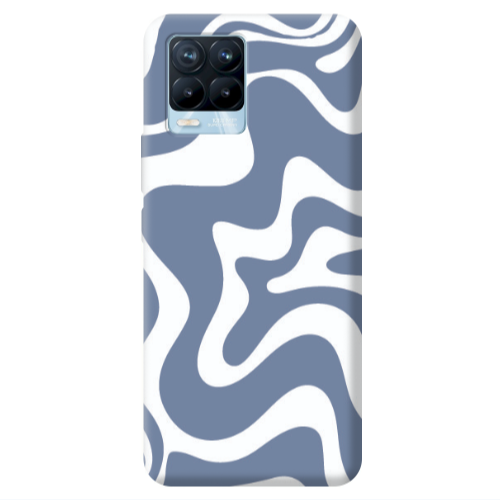 Realme 8 Pro Wavy Transparent Silicone TPU Θήκη