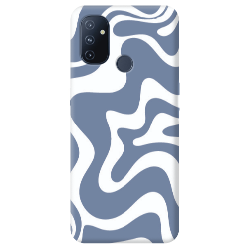 Oneplus Nord 100 Wavy Transparent Silicone TPU Θήκη