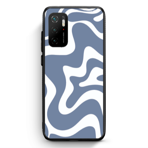 Xiaomi Poco M3 Pro Wavy Black Glossy Θήκη