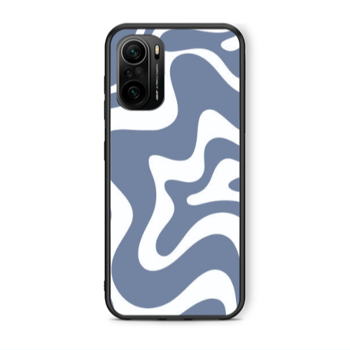 Xiaomi Poco F3 Wavy Black Glossy Θήκη
