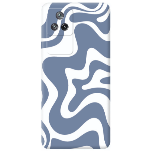 Xiaomi Poco F4 Wavy Transparent Silicone TPU Θήκη