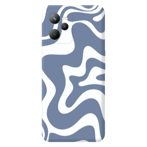 Realme C35 Wavy Transparent Silicone TPU Θήκη