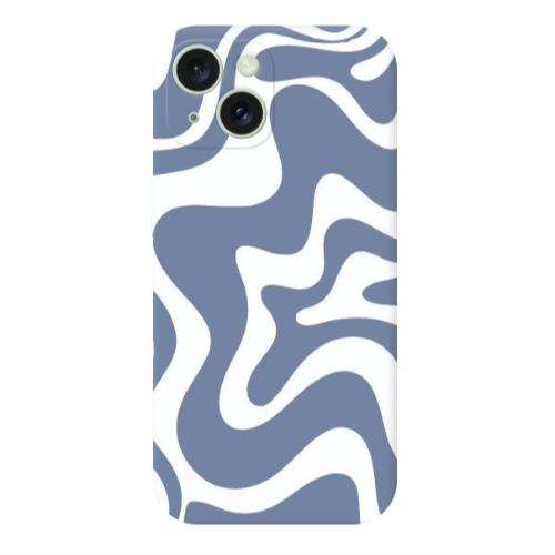 Apple iPhone 15 Plus Wavy Transparent Silicone TPU Θήκη
