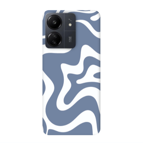 Xiaomi Redmi 13C Wavy Transparent Silicone TPU Θήκη