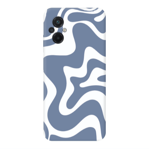 Xiaomi Poco M5 Wavy Transparent Silicone TPU Θήκη