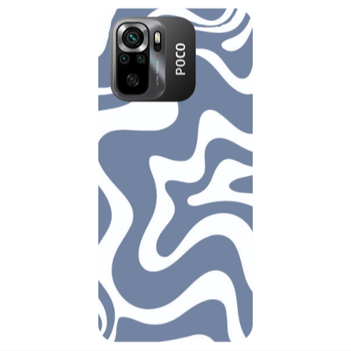 Xiaomi Poco M5 s Wavy Transparent Silicone TPU Θήκη