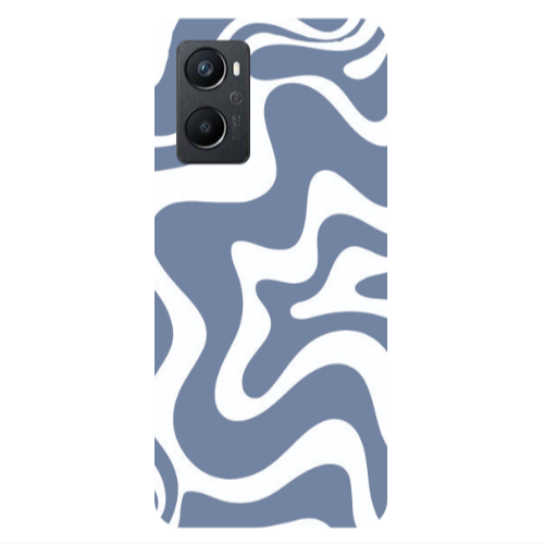 Oppo A 96 Wavy Transparent Silicone TPU Θήκη
