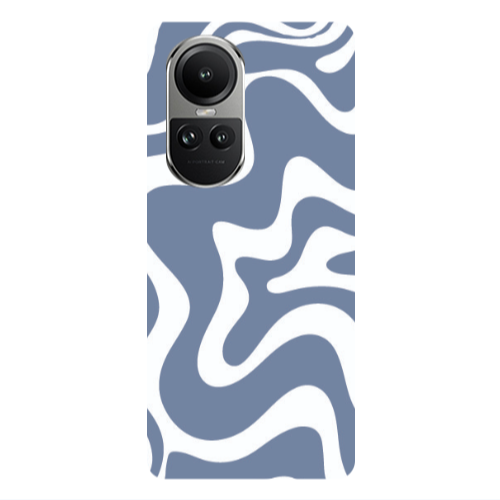 Oppo Reno10 5G Wavy Transparent Silicone TPU Θήκη