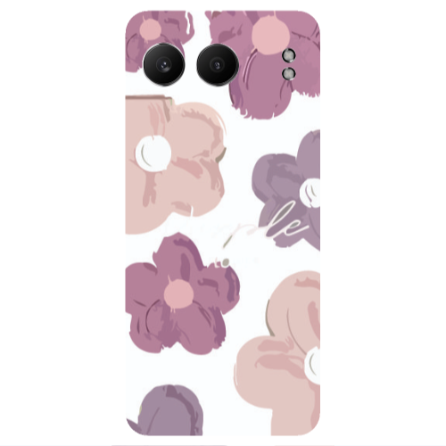 Oneplus Nord 4 Flowers 2 Transparent Silicone TPU Θήκη