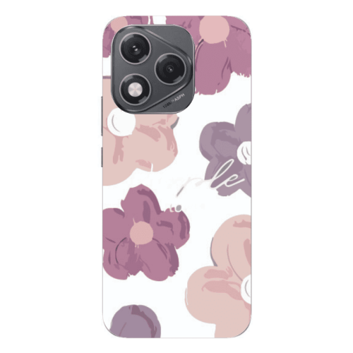 Honor 400 Lite Flowers 2 Transparent Silicone TPU Θήκη