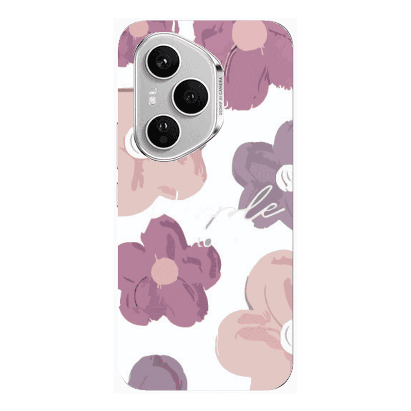 Honor Magic 400 Pro Flowers 2 Transparent Silicone TPU Θήκη