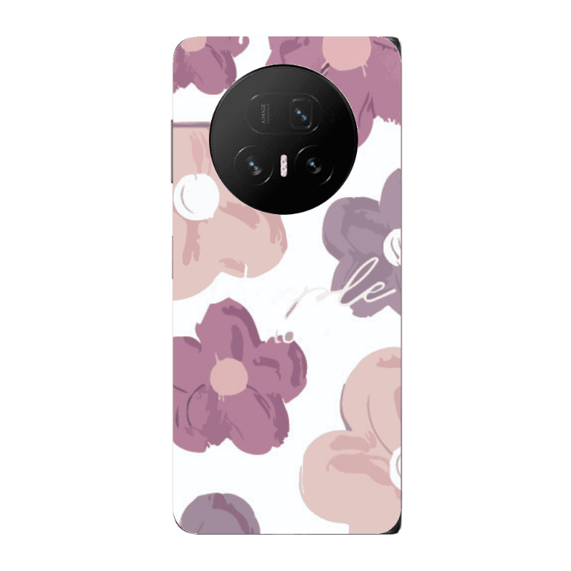 Honor Magic V5 Flowers 2 Transparent Silicone TPU Θήκη