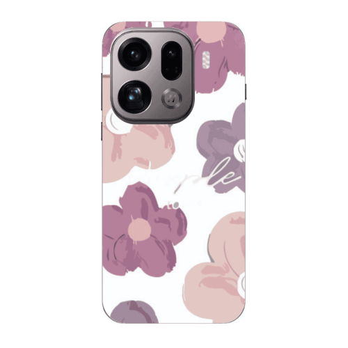 Oppo Find X9 Pro Flowers 2 Transparent Silicone TPU Θήκη