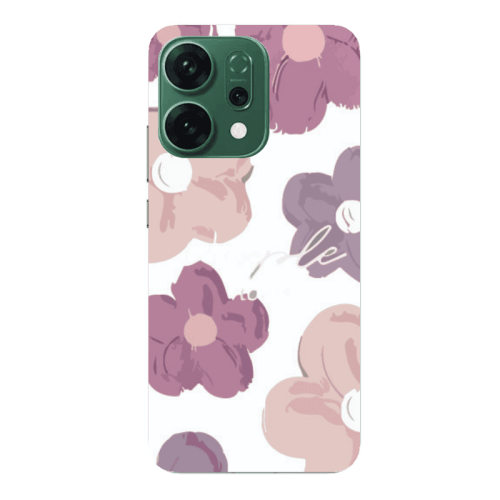 Oppo RENO 14 Flowers 2 Transparent Silicone TPU Θήκη