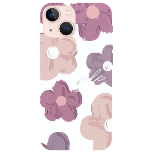 Apple iPhone 13 Flowers 2 Transparent Silicone TPU Θήκη