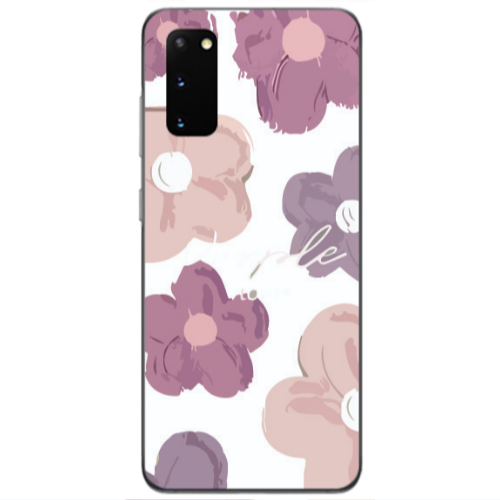 Samsung S20 Flowers 2 Transparent Silicone TPU Θήκη