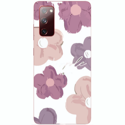 Samsung S20 FE Flowers 2 Transparent Silicone TPU Θήκη