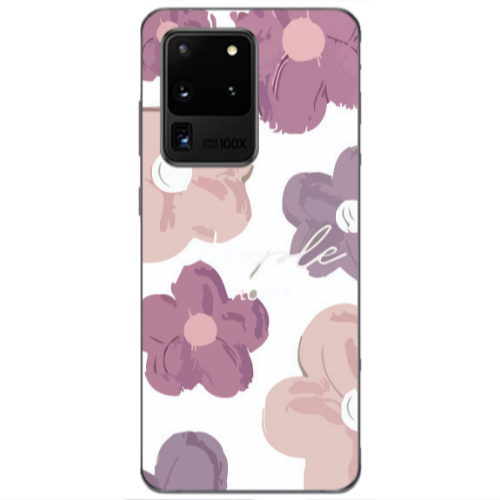 Samsung S20 Ultra Flowers 2 Transparent Silicone TPU Θήκη