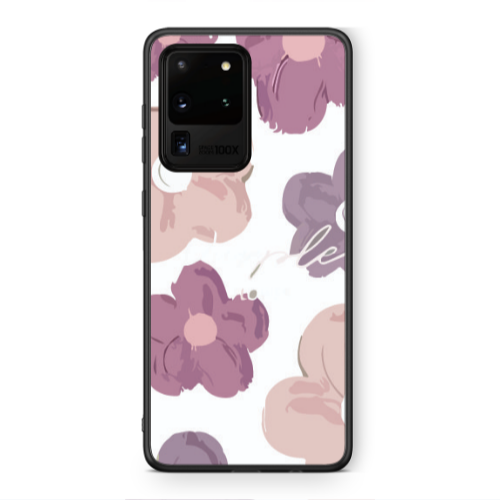 Samsung S20 Ultra Flowers 2 Black Glossy Θήκη