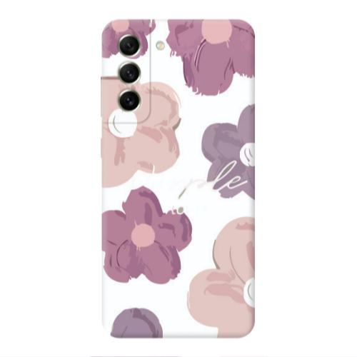Samsung S22 Flowers 2 Transparent Silicone TPU Θήκη