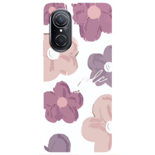 Huawei Nova 9 SE Flowers 2 Transparent Silicone TPU Θήκη