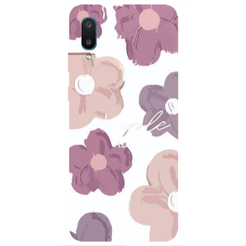 Samsung A02 Flowers 2 Transparent Silicone TPU Θήκη