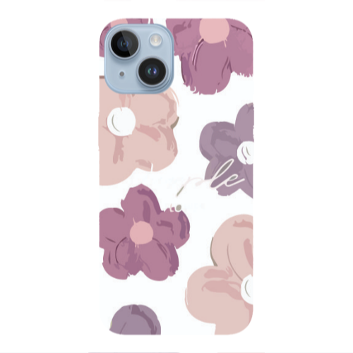 Apple iPhone 14  Flowers 2 Transparent Silicone TPU Θήκη