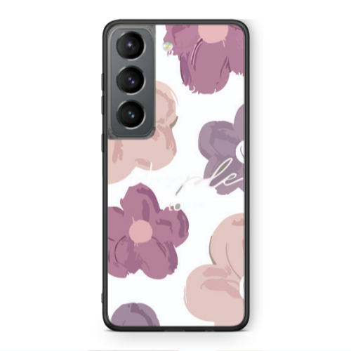 Samsung S21 PLUS Flowers 2 Black Glossy Θήκη