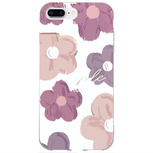 Apple iPhone 7 Plus Flowers 2 Transparent Silicone TPU Θήκη