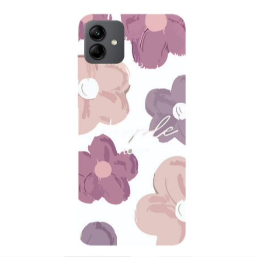 Samsung A04 Flowers 2 Transparent Silicone TPU Θήκη