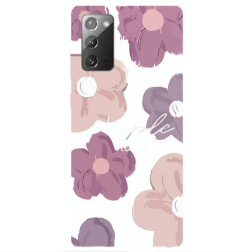 Samsung Note 20 Flowers 2 Transparent Silicone TPU Θήκη