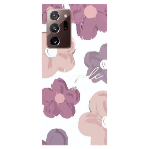 Samsung Note 20 Ultra Flowers 2 Transparent Silicone TPU Θήκη